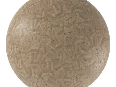 Parquet - Laminate - Wooden floor 4 in 1 3D model 31