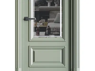 Modern entrance door 31 3D model