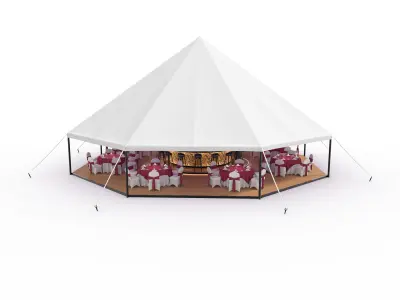 Collection Party Tent 01 3D Model Pack