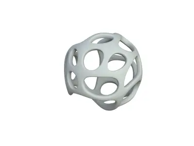 SciFi Cube Object No 41422 Low Poly Shape Texture