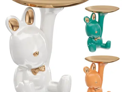 MagiDeal Rabbit Figurine Crafts Keys 3D model