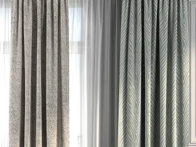 Curtain Set 275 3D model