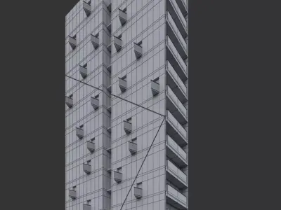 Administrative Building 3D model buy