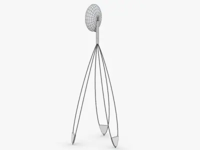 1377 - Table Lamp Low-poly 3D model