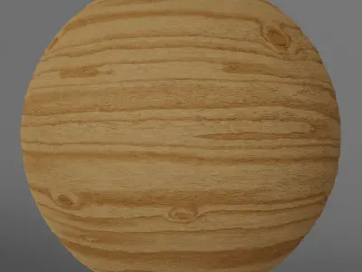 Seamless PBR Wood - Oak Red Light 001 Texture