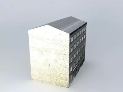 Riga Brivibas street Free 3D model