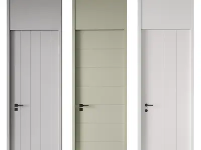 Door set 25 3D model
