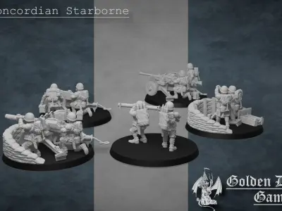 Starborne Heavy Weapons 3D print model