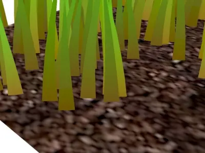 Grasses 3D model