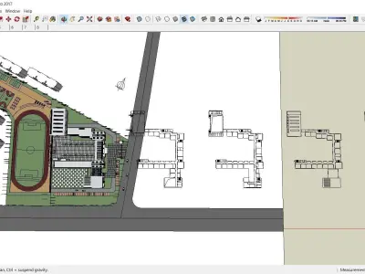 Sketchup School and University K10 3D model