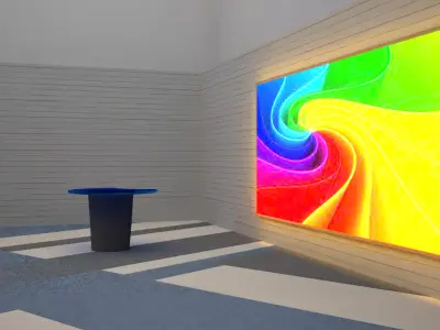 led back light Free 3D model