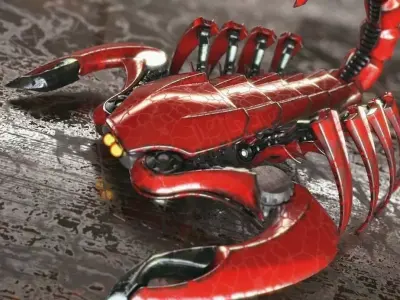 Mech Scorpion - Robots 3D model