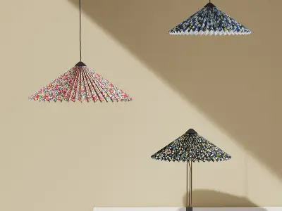 HAY x Liberty Matin Table Lamp and Pendant Collection 3D model