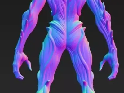 Inferno Alien Warrior 3D print model
