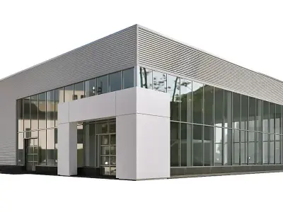 Modern Residential Building 24 3D model