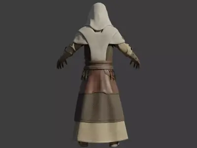 Star Wars-Jedi Temple Guard Game Ready Rigged Low-poly  Low-poly 3D model