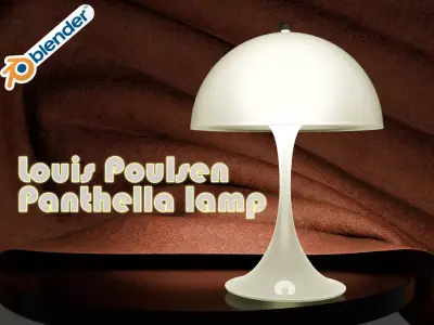 Table Lamp blender Panthella 3D model
