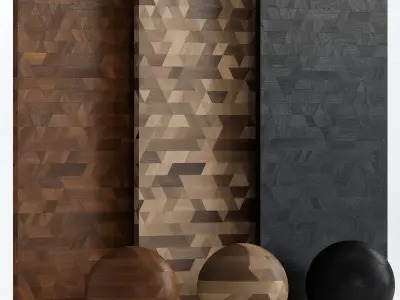 Wood 12 with 3 materials Texture