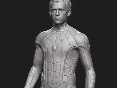 Tom Holland Spider-Man 3D print model 3D print model