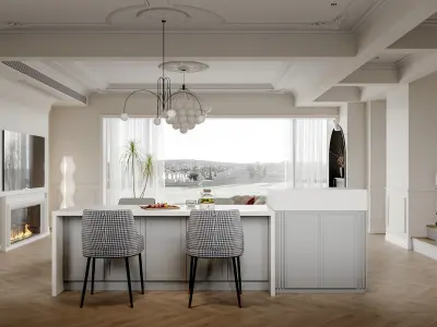 apartment interior scenes       3D model 10