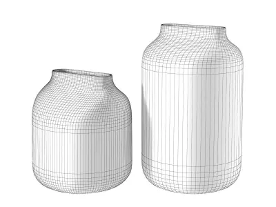 Fila Vases 3D model