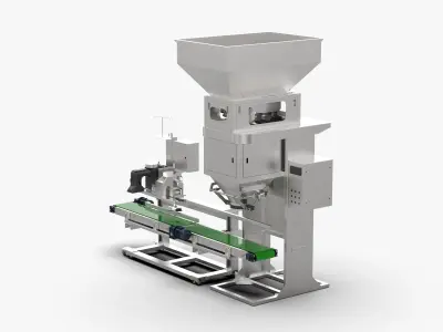 Automatic Quantitative Packaging Scale Machine 3D model