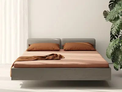 Doze Queen size Bed 3D model