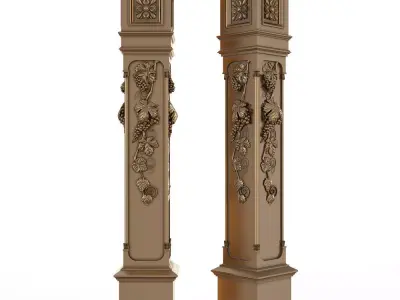 stair column for cnc  3D model