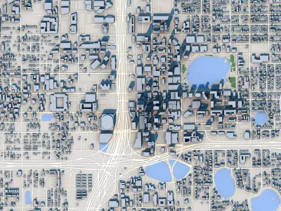 Orlando City Florida 3D model