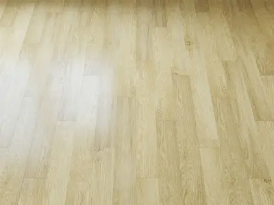 Alpine Floor Ultra ECO5-23 quartz-vinyl tile cream oak 3D model