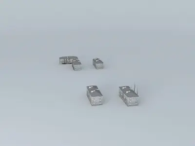 Riga Ieriku Khrushchovki on Ieriku street Free 3D model