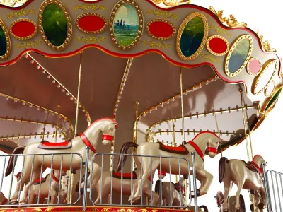  Detailed Full Amusement Theme Park 