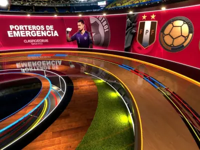 Virtual Set 3D model