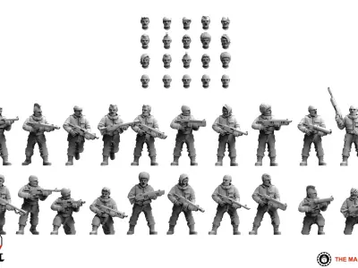 Penal Guard - Infantry Builder 3D print model