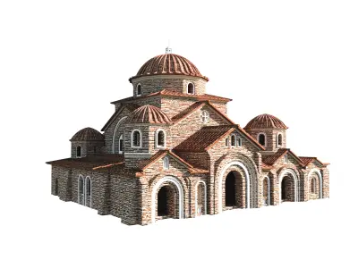 Greek Orthodox Church Concept 3D model