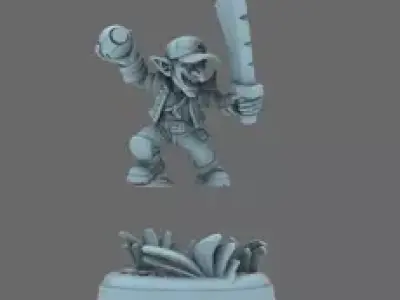 Space Orcs Burn Ketchup Attack Beast Trainer 3D print model