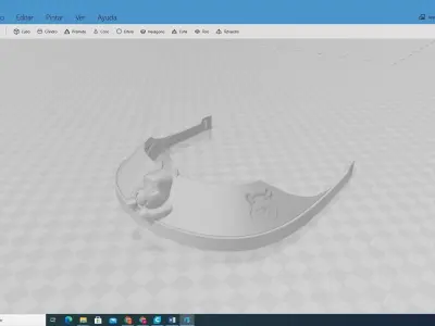 COVID 19 Winnie the pooh MAsk Mascara covid winnie poo 3D model