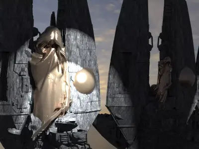 Angel Watch Structures Kitbash  3D model