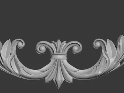 Decorative element 3D print model