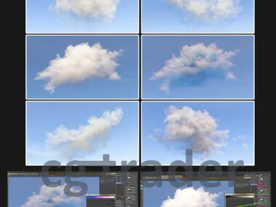 clouds - 3D Volumetric cloud 3D model