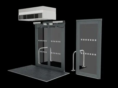 Doors Pack 1 Low-poly 3D model