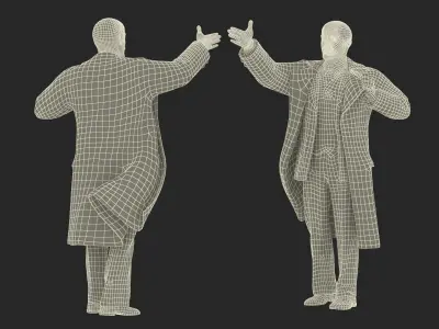  Pioneer Boy near Vladimir Lenin Statue Collection 