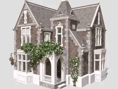 Victorian House - Abbotsfield Lodge 3D model