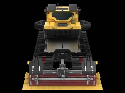  Snow Groomer PistenBully 100 - Yellow 