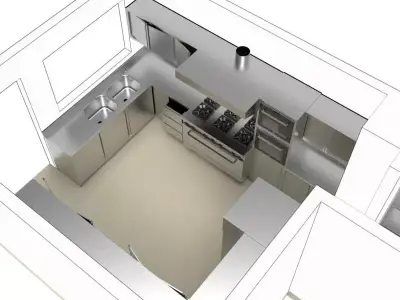 KITCHEN 41 3D model