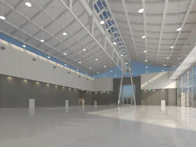 Exhibition Center 3D model
