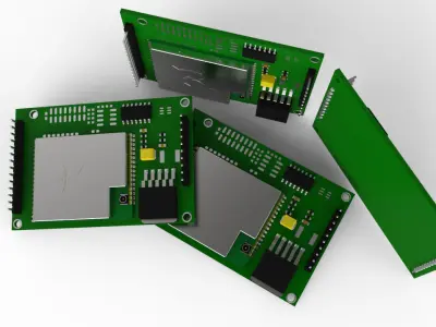 Electrical PCB Free 3D model