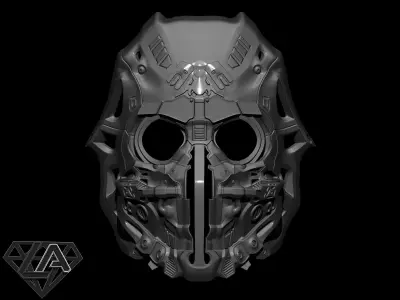 SCI-FI Pirat custom helmet 3D print model