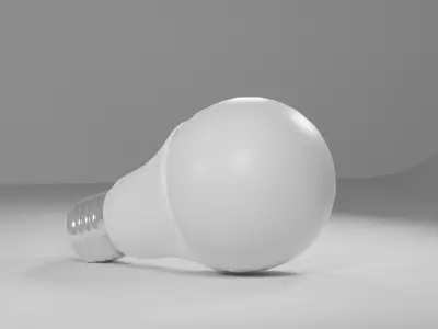 LOW POLY LAMP - low poly lamp led light bulb Free low-poly 3D model
