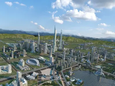 Future city  3D model